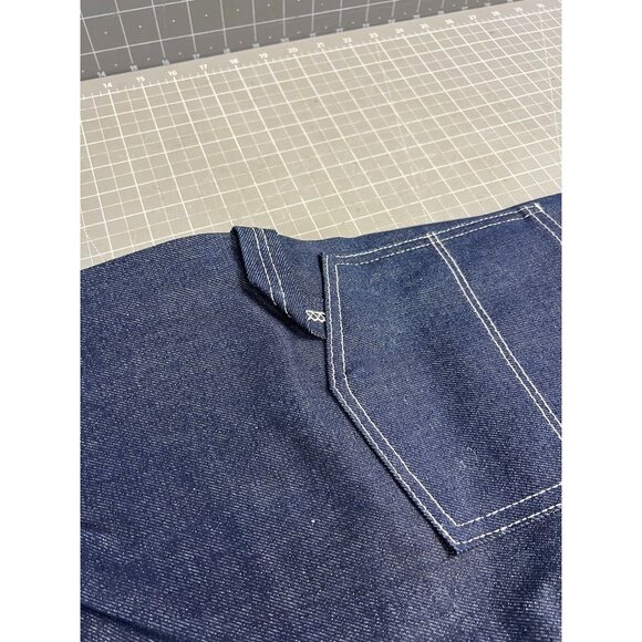 Key Brand Heavyweight Work Dungarees Triple Stitched Rivets 1990's NOS Deadstock - Picture 13 of 14